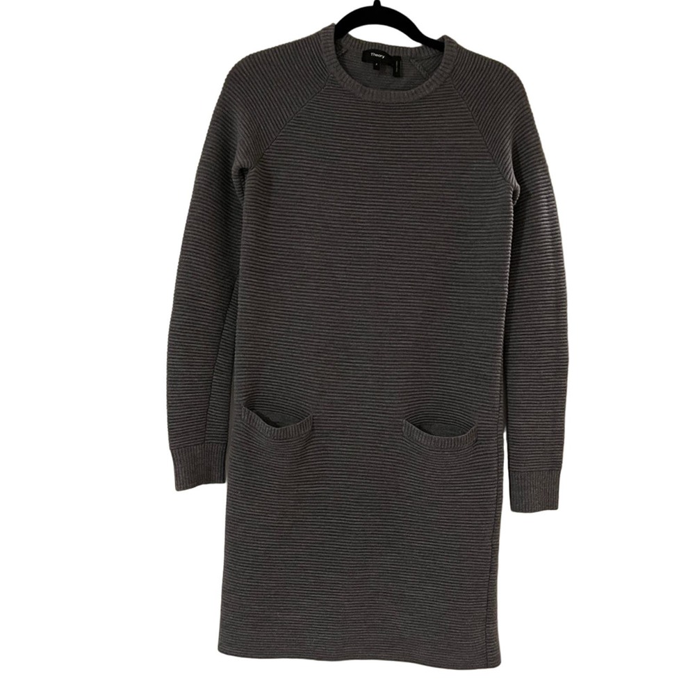Theory Grey Sweater Dress